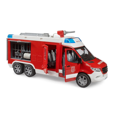 Žaislinė BRUDER gaisrinė Mercedes Benz Sprinter su šviesomis ir garsu 02680