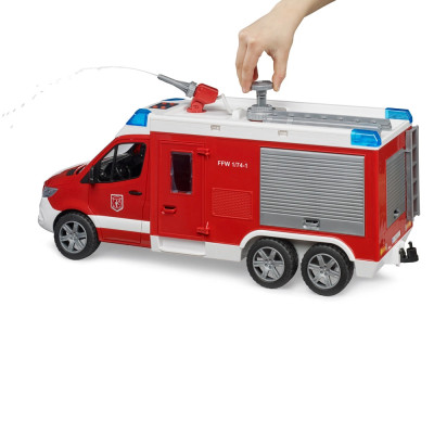 Žaislinė BRUDER gaisrinė Mercedes Benz Sprinter su šviesomis ir garsu 02680