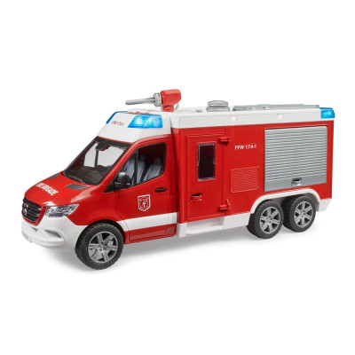 Žaislinė BRUDER gaisrinė Mercedes Benz Sprinter su šviesomis ir garsu 02680