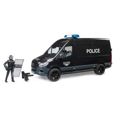Žaislinis BRUDER policijos specialiųjų pajėgų autobuskiukas MB Sprinter 02685