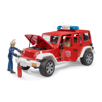 Žaislinis BRUDER gaisrinės automobilis Jeep Wrangler Unlimited 02528