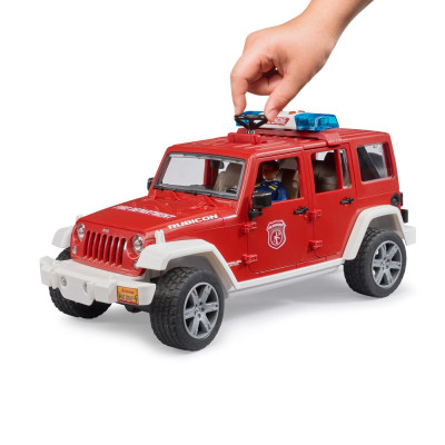 Žaislinis BRUDER gaisrinės automobilis Jeep Wrangler Unlimited 02528