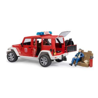 Žaislinis BRUDER gaisrinės automobilis Jeep Wrangler Unlimited 02528