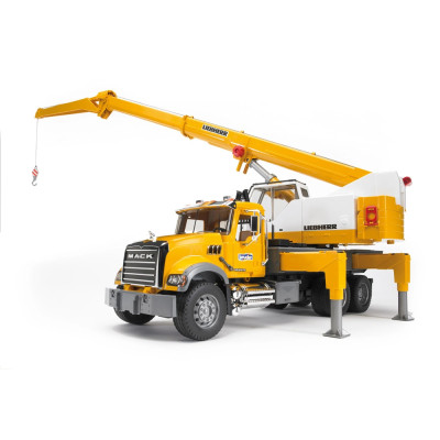 Žaislinis BRUDER kranas Mack Granite Liebherr 02818
