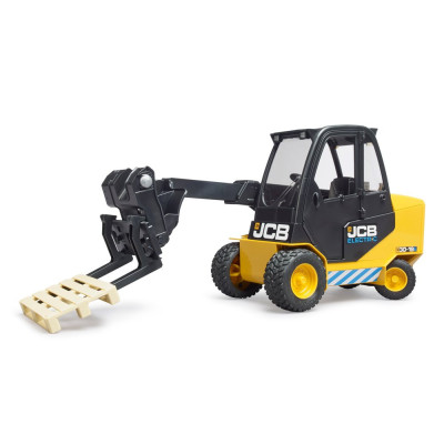 Žaislinis BRUDER JCB krautvas su palete 02512