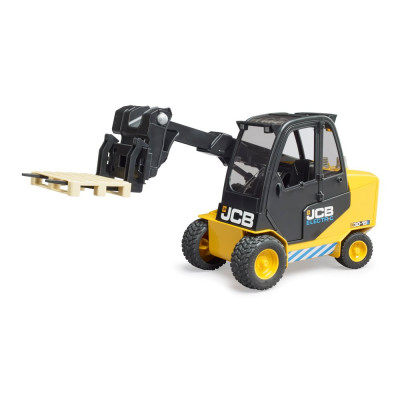 Žaislinis BRUDER JCB krautvas su palete 02512