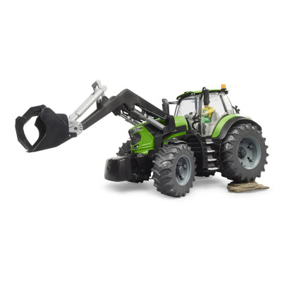 Žaislinis BRUDER traktorius Deutz 8280 TTV su krautuvu 03161