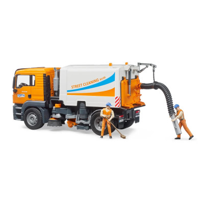 Žaislinė BRUDER gatvių šlavimo mašina MAN TGS 03780