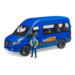 Žaislinis BRUDER turistinis autobusiukas MB Sprinter su figūrėle 02681 Žaislinis BRUDER turistinis autobusiukas MB Sprinter su figūrėle 02681