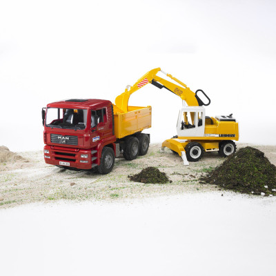 Žaislinis BRUDER ekskavatorius Liebherr 02426